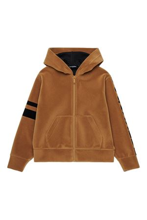 brown polyester hoodie DSQUARED KIDS | DQ3001D0AF8DQ721